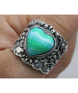 Turquoise herat thick band ring - €12,12 EUR