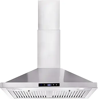Wall Mount Range Hood 30 Inch Kitchen Hood 700 Cfm With Ducted/Ductless ... - £288.98 GBP