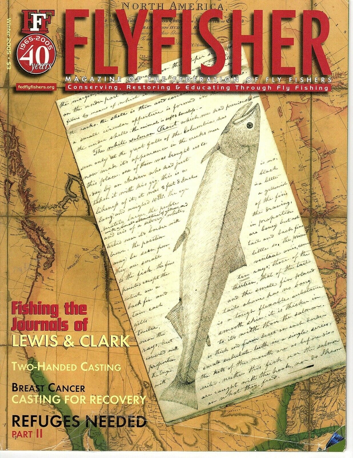Primary image for FlyFisher Magazine Winter 2005 Fishing Journals of Lewis and Clark