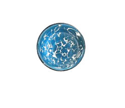 Antique Child&#39;sBlue &amp; White Swirl Graniteware Wash Basin - €62,80 EUR