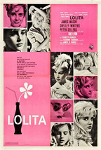 Lolita Poster 27x40 in Italian Sue Lyon Stanley Kubrick RARE 69x102 cm - $29.99
