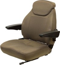 John Deere Brown Fabric Seat 5083E 5085E 5093E 5101E 5220 5225 5320 5325 5420 - £261.62 GBP