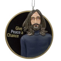 John Lennon - Give Peace A Chance Ornament 3.5-Inch by Kurt Adler Inc. - £10.13 GBP