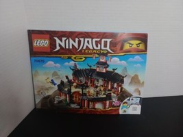 Lego Ninjago Legacy 70670 Monastery of Spinjitzu Instruction Manual Only! - $12.86