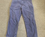 Carhartt Pants Men 42X30 Grey B11 PTB Original Dungaree Fit Carpenter - $23.38