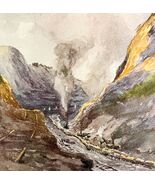 Culebra Cut 1913 Panama Canal History Watercolor Art Print EJ Read DWAA5 - $733.58 MXN