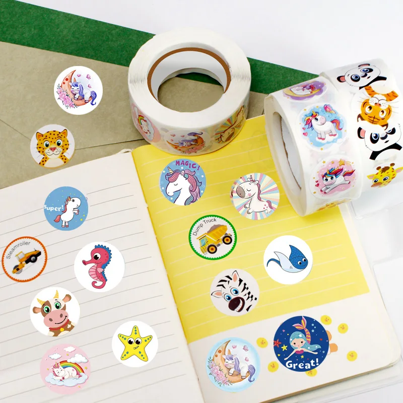 R for kids unicorn animal cute pattern animals cartoon stickers school teacher supplies thumb200