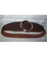 MICHAEL KORS  choco/brown LEATHER BELT Large circular logo backle medium - €47,12 EUR MICHAEL KORS  choco/brown LEATHER BELT Large circular logo backle medium - €47,12 EUR