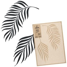 Tropicraft Reusable Plastic Wall Stencil - Large 59x95cm - Tropical Palm Leaf Pa - $124.73