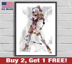 Soul Calibur Ivy 18&quot; x 24&quot; Poster Print Art Soulcalibur Isabella Valentine Art - £10.53 GBP
