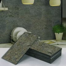 Dundee Deco Veneer Wall Panels, Peel and Stick DIY Slate Stone Finish Tiles for  - £7.69 GBP+