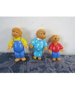 Vintage Berenstain Bears Figures Lot of 3 McDonald&#39;s Happy Meal Toys 1986 - $13.56 CAD