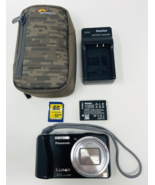 WORKING Panasonic Lumix DMC-ZS19 Black Digital Camera Battery Charger Bag - $157.27 CAD