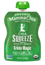 Mamma Chia Organic Green Magic Squeeze  (16x3.5 OZ) - $1,760.08 MXN
