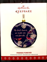 Friends Forever 2017 Hallmark Christmas Tree Ornament Purple Pink Birds ... - $220.74 MXN
