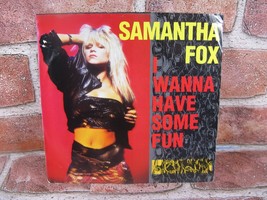 Samantha Fox I Wanna Have Some Fun / Don&#39;t Cheat On Me Single Record 1988 Promo - £5.44 GBP