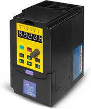 VFD 0.75KW 1P 110V 1 Pase Input 3 Pase 0-400Z Output 10A Variable Frequency - £135.48 GBP