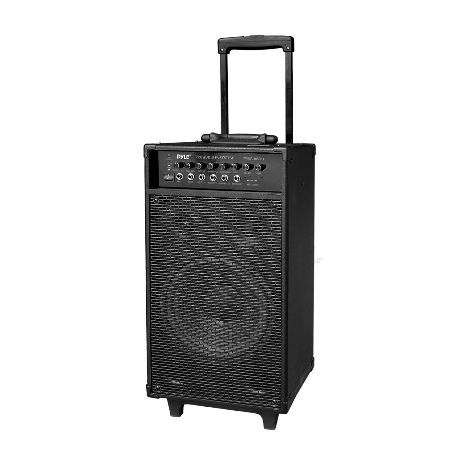 Pyle Outdoor Portable Wireless Bluetooth PA Loud speaker Stereo Sound System wit