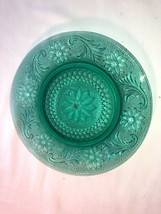 Teal Sandwich Luncheon Plate by Tiara Indiana 8.25 In Mint - £12.58 GBP