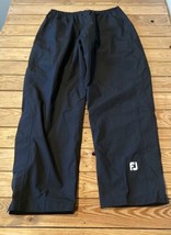 FJ Dryjoys Men’s Elastic waist pants size XL Black AZ - £20.20 GBP