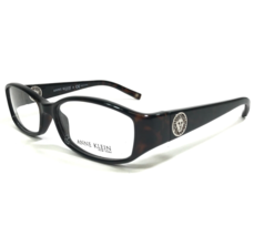 Anne Klein Eyeglasses Frames AK8086 902 Dark Brown Tortoise Lion Logos 52-15-130 - £40.39 GBP