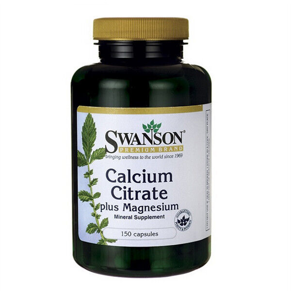Calcium Citrate Plus Magnesium 150 Capsules - Mineral Supplement Strong Bones - £13.82 GBP