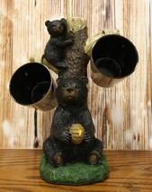 Ebros Large Rustic Mother Bear With Honeycomb And Climbing Cub Mug Tree Statue - £47.15 GBP