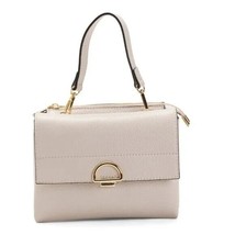 ISADORA Latte Crossbody Purse Leather Dual Compartment Chain Strap NEW Italy - £75.22 GBP