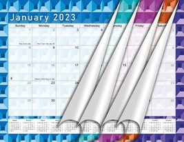 2023 Monthly Spiral-Bound Wall/Desk Calendar - 12 Months - (Edition #03) - £10.27 GBP