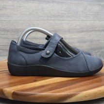 Earth Spirit Shoes Womens 8.5 Black Leather Cloud Ease Adjustable Strap Footwear - £16.44 GBP