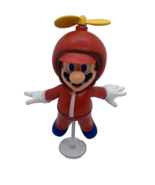 World of Nintendo Super Mario Propeller Figure with Stand 3.5&quot; - £9.64 GBP