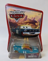 Disney Pixar THE WORLD OF CARS #22 &#39;MARIO ANDRETTI&#39; Diecast Toy Car, SEA... - $12.00