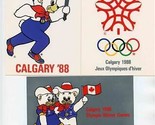 6 Calgary 1988 Olympic Winter Games Postcards - £23.46 GBP