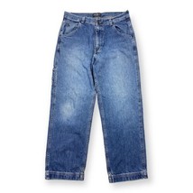 Vintage 90s Eddie Bauer Carpenter Jeans 32x30 Medium Blue Denim Skate Ut... - £23.79 GBP