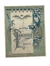 Antique 25 Year Silver Anniversary Domestic Sewing Machine Trading Card ... - $335.52 MXN