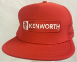 KENWORTH Vtg Nissin Snap Back MESH TRUCKER Red Foam Front CAP HAT (New W... - $44.99