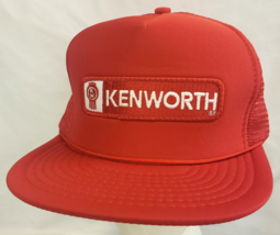 Kenworth Vtg Nissin Snap Back Mesh Trucker Red Foam Front Cap Hat (New W/O Tags) - £35.54 GBP