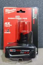 Extended Capacity Battery Pack For Milwaukee 48-11-2460 M12 Redlithium. - £75.90 GBP