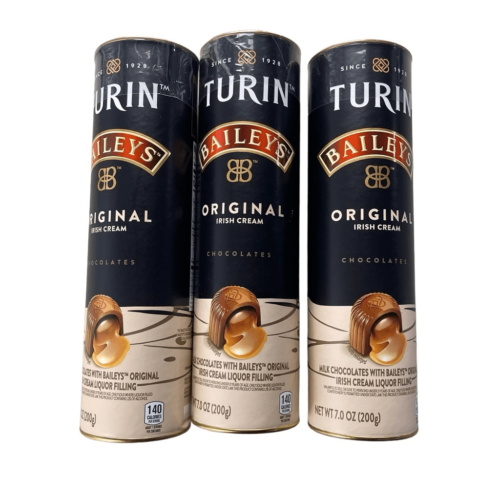 Primary image for Turin Milk Chocolate Filled with Bailey’s Irish Cream, 7 Oz (3 Pack) EXP 06/2024