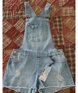 Blue Spice ~ Juniors Size 9 ~ Cotton ~ Distressed Bib Overall ~Light Blu... - $49.11 CAD