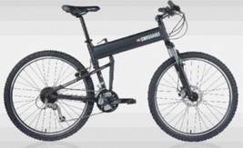 SwissBike LX Aluminum Folding Mountain Bike - 20&quot; Frame - Matt Black - £1,196.23 GBP