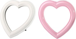 Cute Heart-Shaped Mirrors In Two Packs For Women And Girls That Are Perfect For - £35.64 GBP