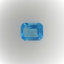 Natural Topaz Octagon Step Cut 5X4mm Swiss Blue Color VVS Clarity Loose Gemstone - £3.88 GBP