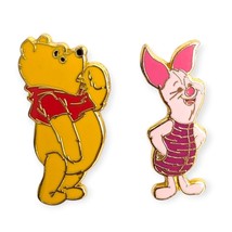 Winnie the Pooh Disney Paris Pins: Thoughtful Pooh and Happy Piglet - £31.21 GBP