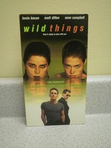 VHS MOVIE- WILD THINGS- KEVIN BACON, NEVE CAMPBELL- USED- L81 - £2.92 GBP