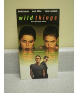 VHS MOVIE- WILD THINGS- KEVIN BACON, NEVE CAMPBELL- USED- L81 - $3.79