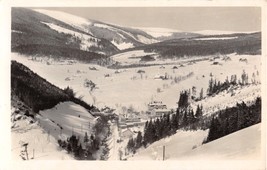 Krkonose Czechoslovakia Pec Pod Snezkou~Panorama Photo Postcard 1955 - £3.48 GBP