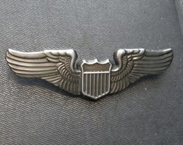 Regulation Pilot Wings USAF Air Force Cap Hat Jacket Pin 2.75 inches - £6.22 GBP