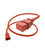UNC Group PWCD-C14C19-15A-02F-RED POWER CORD C14 TO C19 15AMP, RED, 2FT - $541.55 MXN