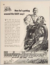 1952 Print Ad Harley-Davidson Lightweight 125 Motorcycles Teenager Milwaukee,WI - £10.88 GBP